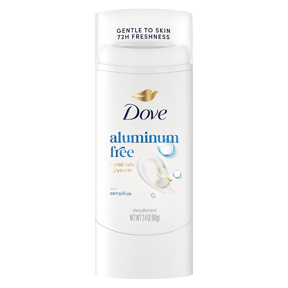Dove Deodorant Stick Sensitive Aluminum Free 2.4 oz