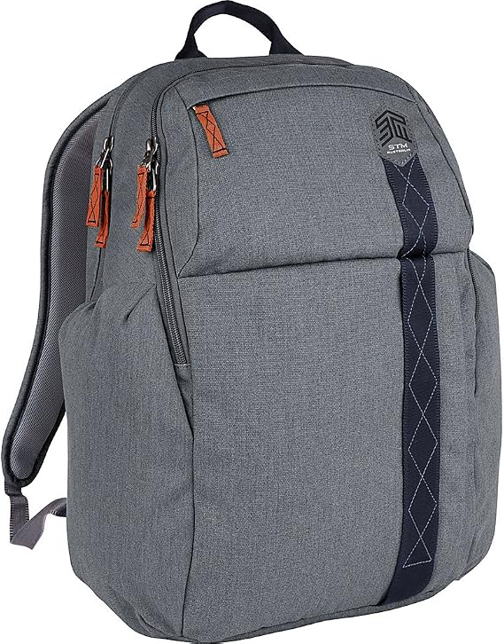 STM Banks Backpack for Laptop & Tablet Up to 15" - Tornado Grey (stm-111-148P-20)