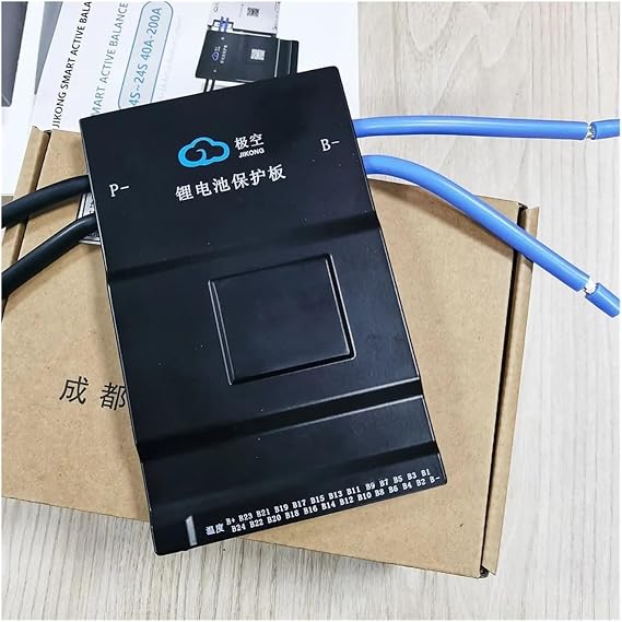 JK BMS 1A / 2A Active Balance 4S 8S 17S 20S 24S LiFePo4 Li-ion LTO Battery 40A 60A 80A 100A 150A 200A Protect Smart BMS BMS Battery Equalizer(Size:B1A24S15P)
