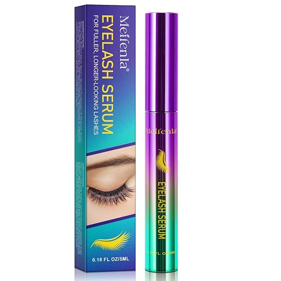 Eyelash Growth Serum - 5ml Lash Serum,Longer Eyelashes and Eyebrows,Eyelash Growth Serum with Natural Formula,Eyelash Serum for Longer Fuller and Thicker Lash Enhancing-Natural Safe Ingredients