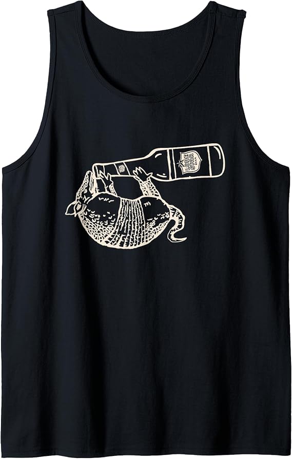 Lone Star Style - Pale Texas Armadillo Tank Top