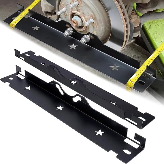 2 PCS Wheel Alignment Tool, Alignment Tools Automotive with Hanging Hole, Waterproof and Rust-proof, Black