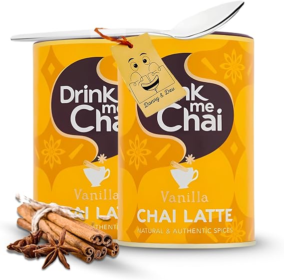 Chai Latte Bundle Includes: 2x Drink Me Chai Vanilla Chai Latte Powder 250g