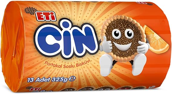 Eti Cin Portakallı Bisküvi 325 g