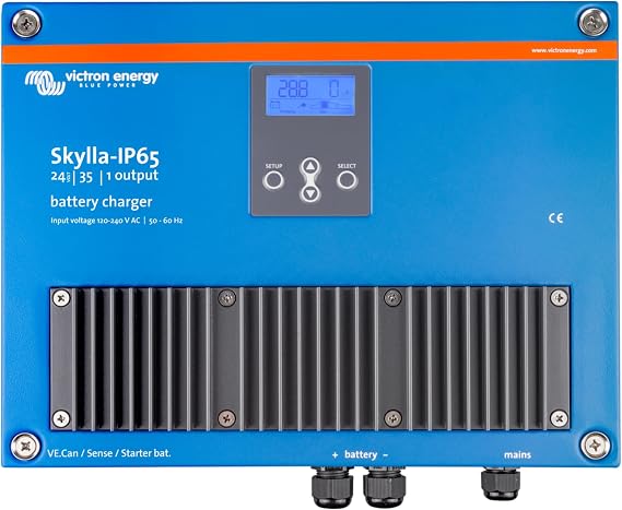 Victron Energy Skylla-IP65 24V 35A 120-240VAC Battery Charger, 1+1 Outputs