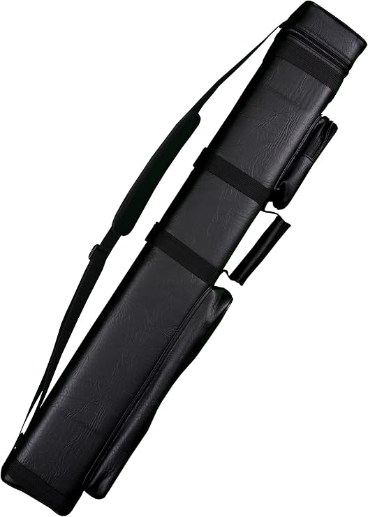 Accuplay Billiards 3x6 Hard Pool Cue Stick Carrying Case Choose Black, Red White or Blue White