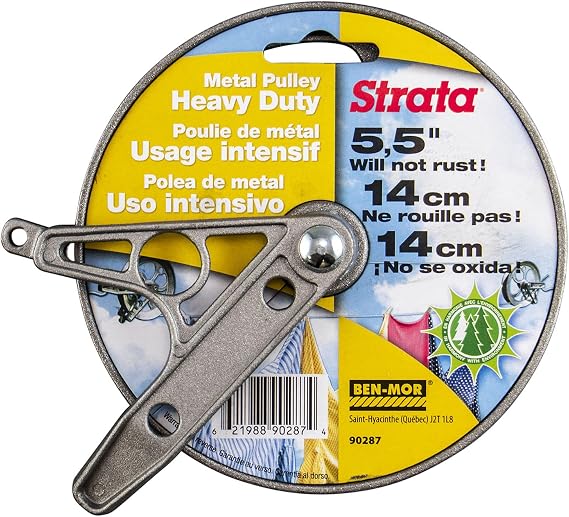 Strata 5.5" Metal Heavy Duty Clothesline Pulley