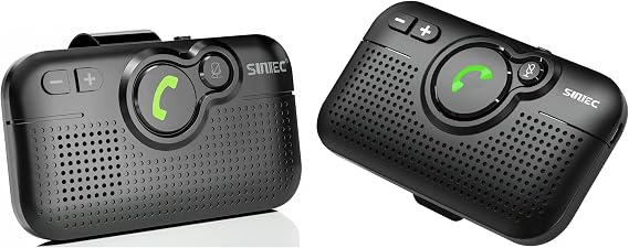 Car Bluetooth Speaker for Cell Phone: Handsfree Bluetooth in-car Speaker Phone kit for Safe Driving - Bundle Set of BC980P n BC980SA