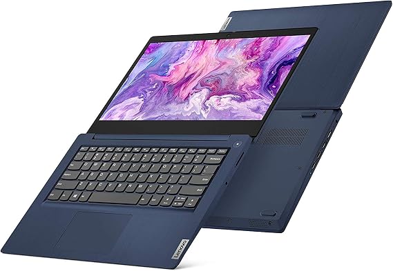 Lenovo IdeaPad 3 14" Laptop, 14.0" FHD 1920 x 1080 Display, AMD Ryzen 5 3500U Processor, 8GB DDR4 RAM, 256GB SSD, AMD Radeon Vega 8 Graphics, Narrow Bezel, Windows 10, 81W0003QUS, Abyss Blue