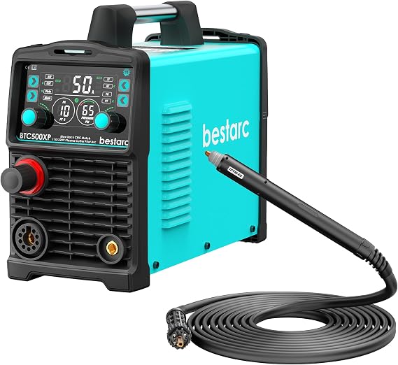 BTC500XP 11GEN Plasma Cutter & IPTM60 Non-HF Pilot Arc Plasma Cutting Torch 32FT