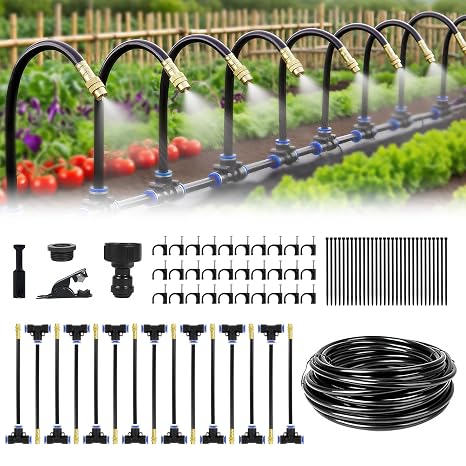 Drip Irrigation System, Automatic Watering System with Quick Connectors