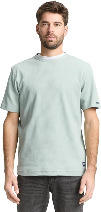 TOM TAILOR Men's Basic T-Shirt with Structure