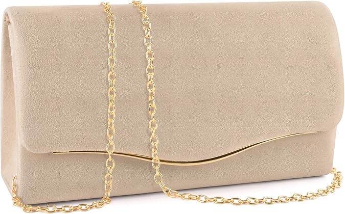 TINDTOP Clutch Purses for Women Evening Handbags for Formal Wedding Party Cocktail Prom Crossbody Shoulder Envelope Bag