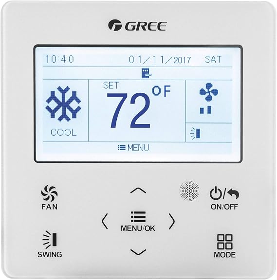 GREE - MC20700360 - XK-76 Progammable Wired Remote Command Center