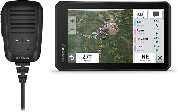 Garmin Tread Powersport Off-Road Navigator with Group Ride Radio, Group Tracking and Voice Communication, 5.5" Display, 010-02406-00