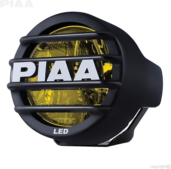 Piaa 12-05300 LP530 Yellow 3.5"" Single LED Ion Fog Light (SAE Compliant)", white