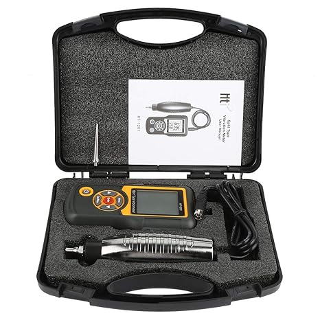 Vibration Meter Handheld Vibration Sensor Meter Vibration Meter Tester Vibrometer Analyzer