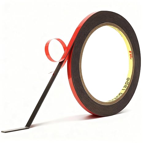 3M Acrylic Plus Tape for Automotive Made of 3M PT1100 0.2"10Ft Double Sided Tape Heavy Duty for Moldings Claddings Panels Pads and bonding to Automotive Trim