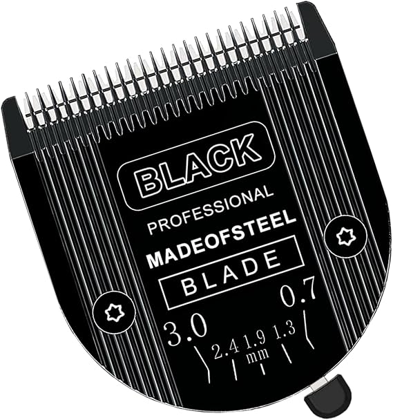 5 in 1 Detachable Adjustable Dog Grooming Clippers Blades,5 in 1 Replacement Blades Compatible with Wa-hl Clipper Arco, Bravura, Chromado, Creativa, Figura, and Motion Pet, Dog, and Horse (BLACK)