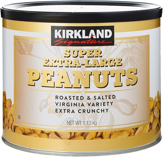 Kirkland Signature Super Extra-Large Roasted & Salted Peanuts, 1.13kg