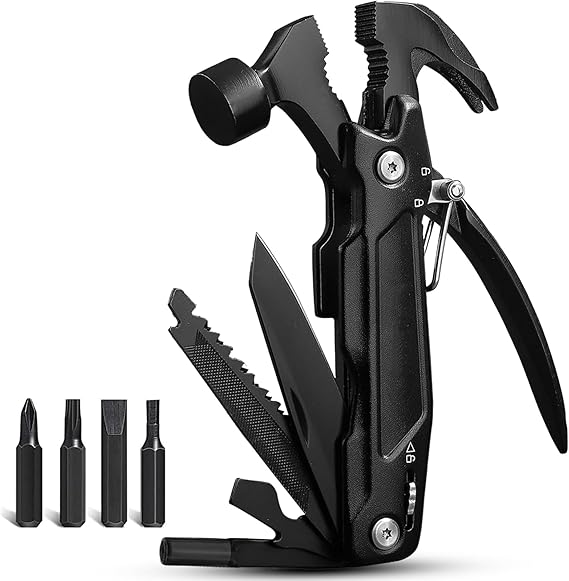 hammer multitool 14-in-1 multitool for men camping multitools outdoor wrench hammer pliers 5.4EDC tools for men