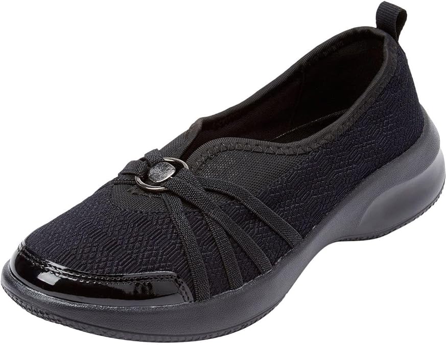 Comfortview Women's Wide Width The Greer Athletic Sneaker