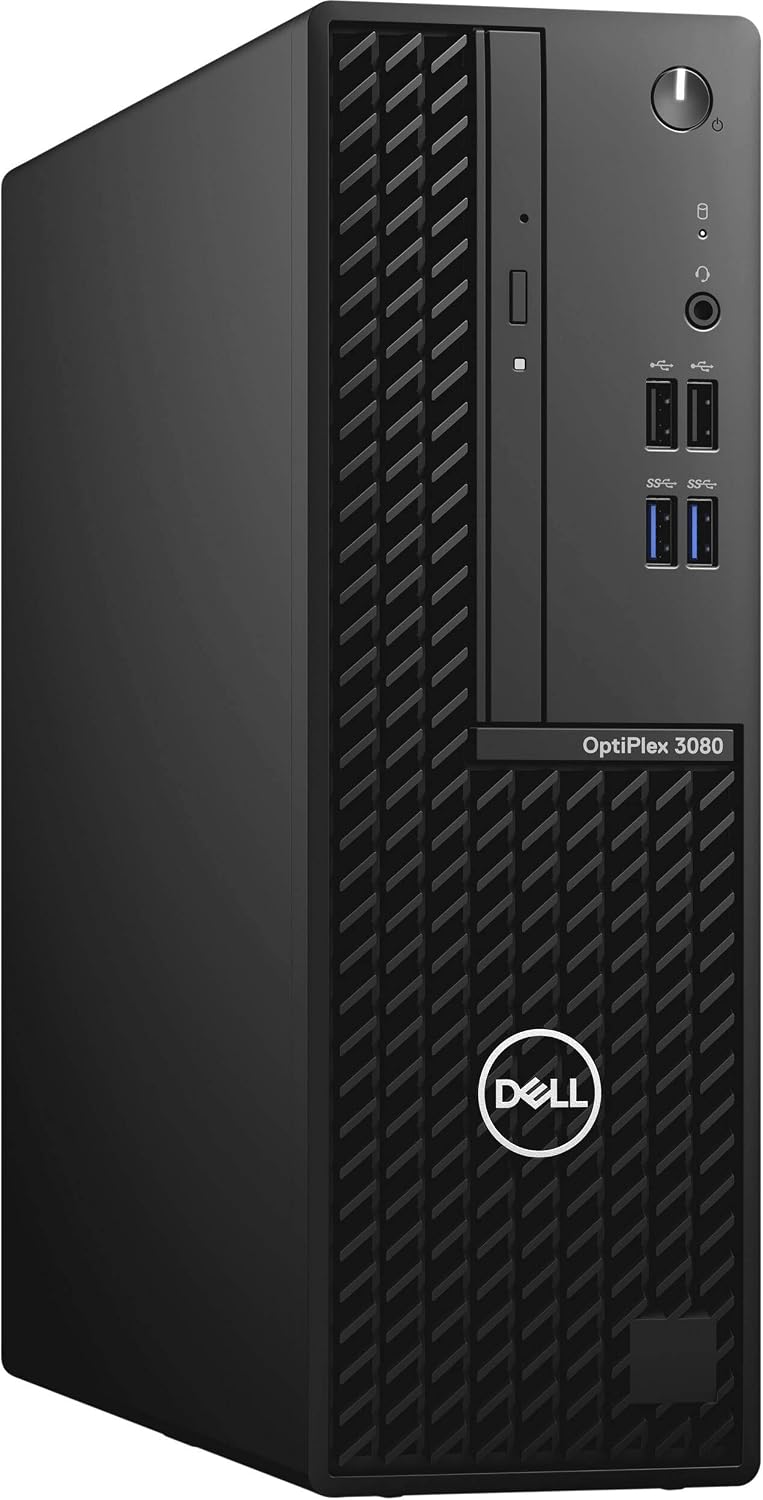 Dell OptiPlex 3080 SFF Small Form Factor Windows 10 Pro Business Desktop Computer, Intel Hexa-Core i5-10500 Beat i7-8700, 8GB DDR4 RAM, 1TB HDD, WiFi Adapter, DisplayPort, HDMI, VGA, USB 3.0