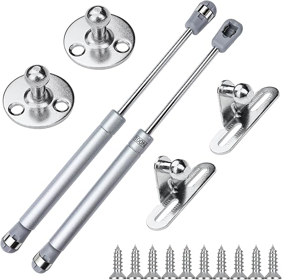 MOXYOY 2PCS Gas Strut, 100N Hydraulic Hinge Lid Support Hinge
