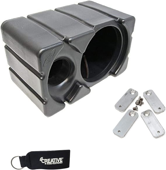 Waves and Wheels MSE Ported Marine Grade Subwoofer Enclosure + Mounting Brackets