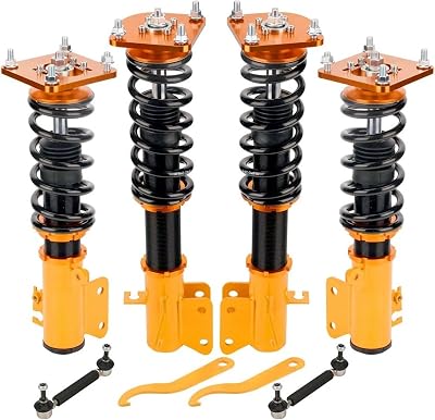 Coilovers Kit Compatible For Mazda 323 99-03 Sedan Shocks Absorbers Lowering Suspension Coilovers Coil Shock Absorber Spring