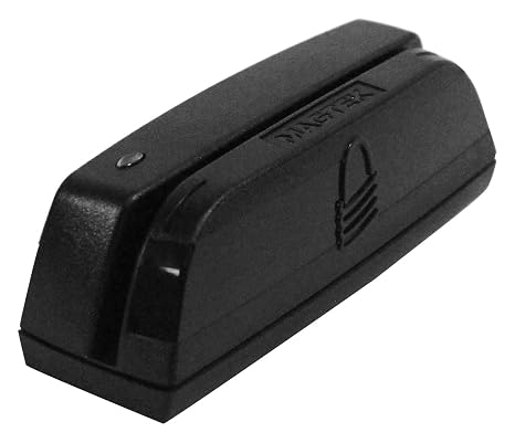 Mag-Tek 21073075-90121600 Dynamag Credit Card Reader, Mini Magnesafe, Mag Print 3 Track, HID, USB-A, Black