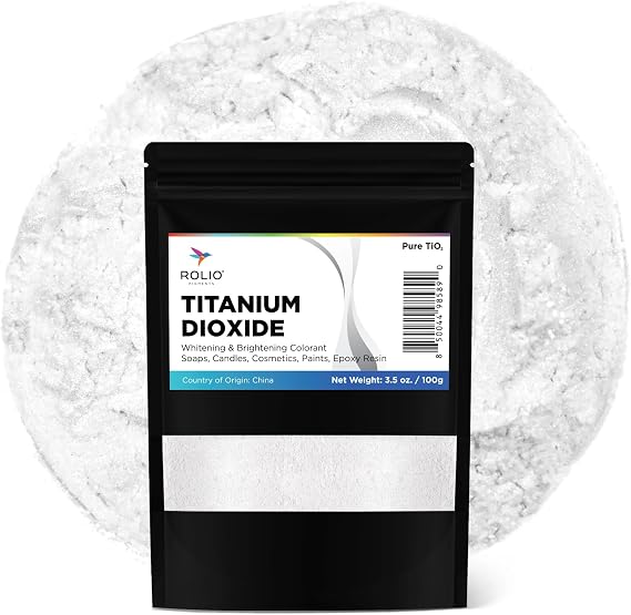 Rolio - Titanium Dioxide Powder Colorant Bag - White, 100g