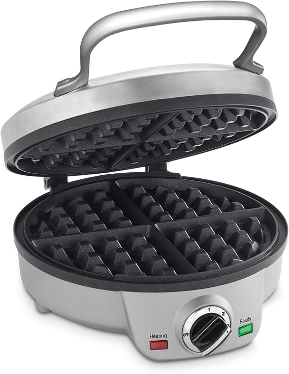 Cuisinart, WAF-200NAS 4-Slice Belgian Round Waffle Maker