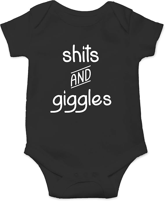 Shits and Giggles - Funny Baby Essentials Bodysuit - Cute Baby Boy Clothes Newborn Girl Outfits