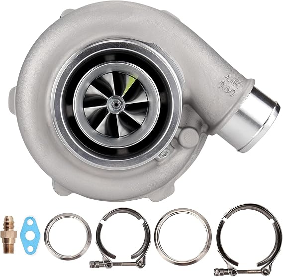Pulsar Turbo GTX3071R GENII Ball Bearing Billet Compressor Dual Vband STAINLESS STEEL 0.82A/R Turbine Housing
