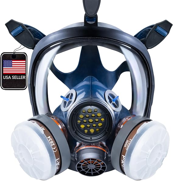 Parcil Distribution Full Face Respirator with Filter