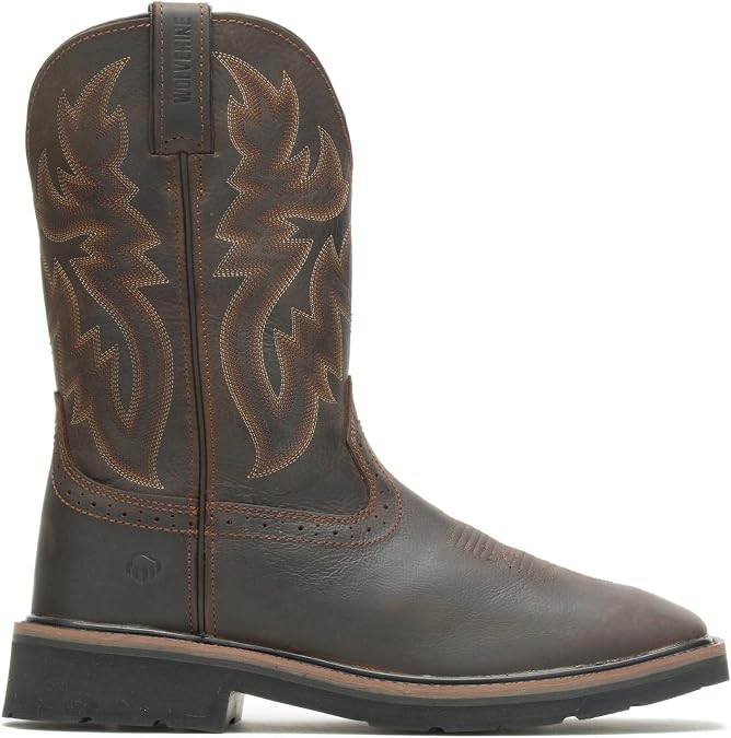 Wolverine Men's Rancher 10" Square Toe Soft Toe Work Boot