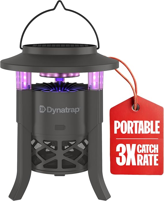 Dynatrap Outdoor Bug Trap, Tungsten 1/4 Acre Mosquito, Fly, Gnat, Moth Trap