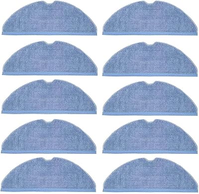ILOSCTE 10Pcs Mop Cloth Pad for Roborock S7  S7  S7 MaxV  S7 MaxV Plus  S7 MaxV Ultra  S7 Pro Ultra  S8  S8 Robot Vacuum Microfiber VibraRise Mopping Pad Replacement Accessory