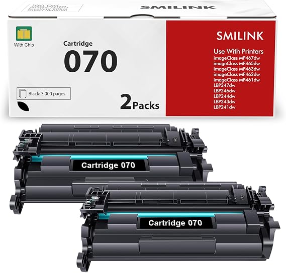 070 Toner Cartridge Black for Canon 070 Toner Cartridge 070H CRG070 CRG 070