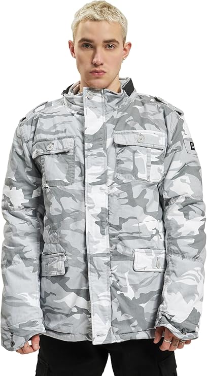 Brandit Men Sherpa-lined Cold-weather Casual Outdoor Classic Field Jacket