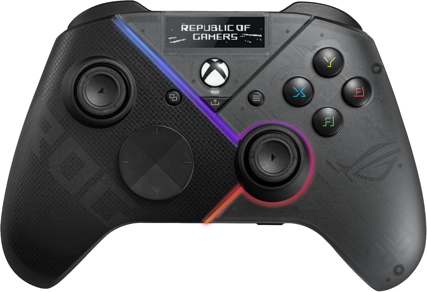 ASUS Controller Gamepad ROG Raikiri Pro 4 Rear Buttons For PC & Xbox Organic EL Display Wired USB, 2.4GHz, Bluetooth Connection Selectable Trigger Travel Distance Built-in ESS DAC