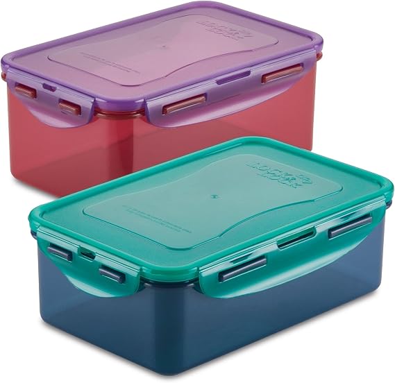LocknLock Eco Rectangle Set of 3 (350ml x 2, 470ml) Food Storage Containers