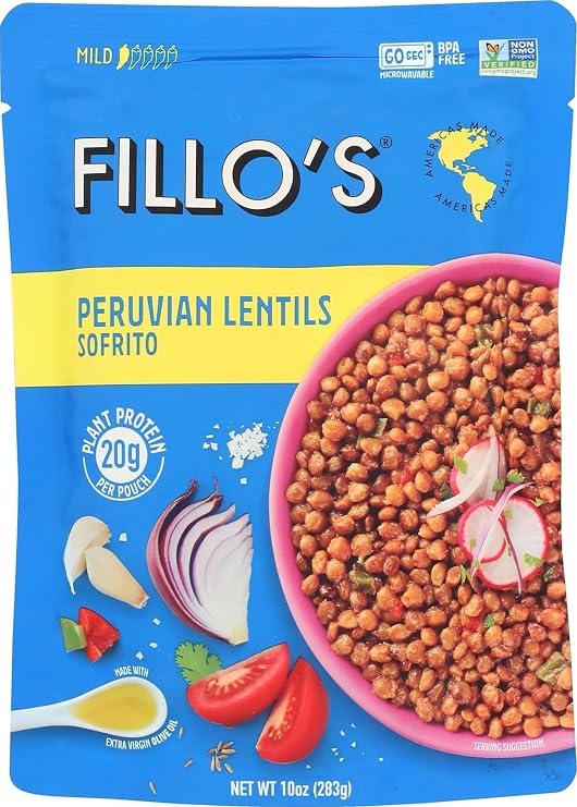 Fillos Peruvian Lentils & Sofrito, 10 OZ