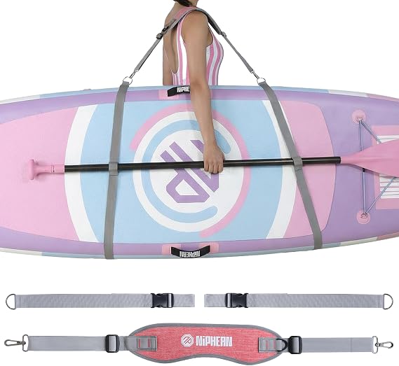 Niphean(Ultra-Light) Inflatable Paddle Board with StabilTrac Fin and SUP Carrying Strap