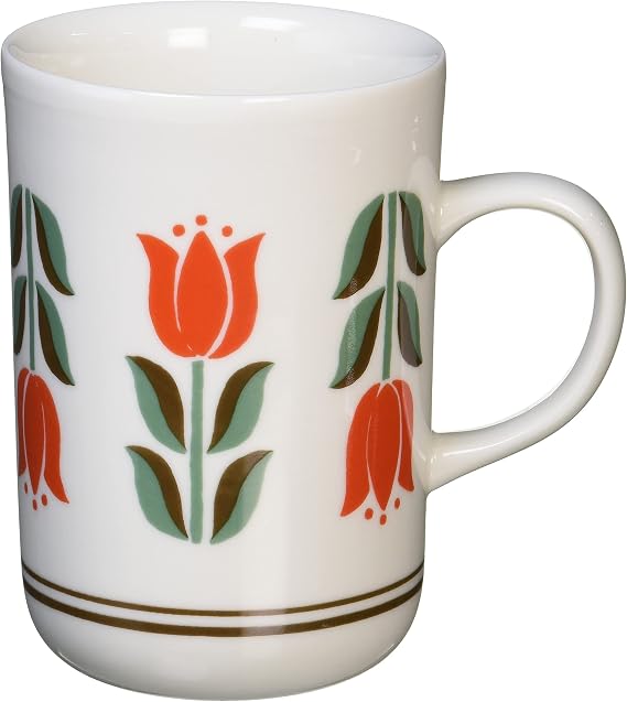 Decole Corporation MG-79477 Double-Layer Mug, Red, 7.8 fl oz (220 ml), 3.3 x 4.4 x H4.6 inches (83 x 113 x 118 mm)