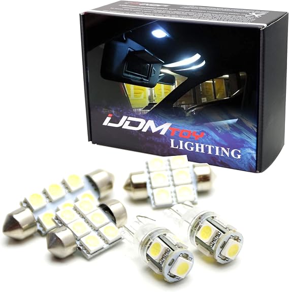 iJDMTOY Premium SMD LED Lights Interior Package Combo Compatible with 2012-up Mercedes-Benz W218 CLS-Class CLS550 CLS63 AMG, Xenon White