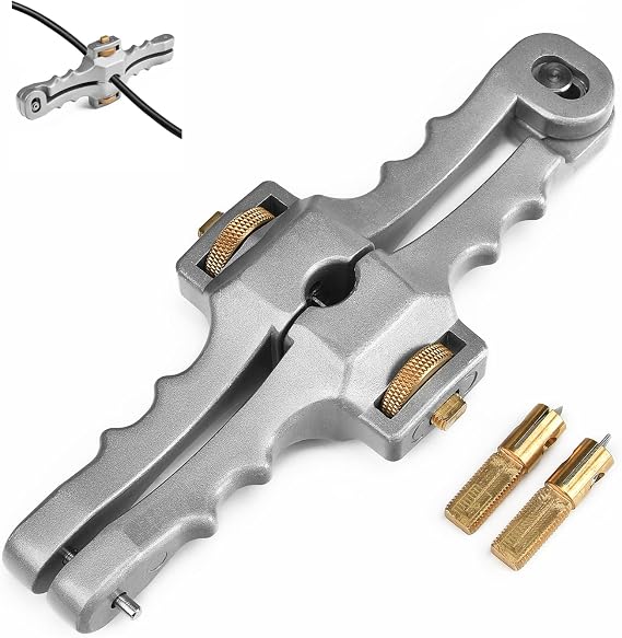 Armoured Fiber Optic Cable Stripper With Adjustable Cutting Depth Wire Stripper 10-25mm Jacket Removal Cable Stripping Longitudinal Cable Slitting Tool With 2 Spare Blades