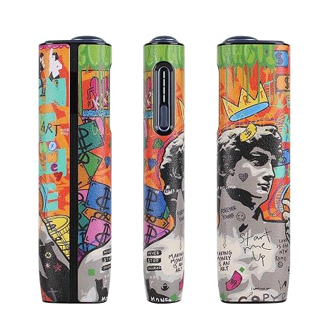 Protective Case for iLUMA i ONE (M0033) – Stylish Graffiti PU Leather & Silicone Cover, Anti-Fingerprint, Shockproof, Scratch Resistant (David Graffiti)