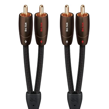 AudioQuest Big Sur 1M High-End Audiokabel Cinch auf Cinch (Stereo)